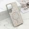 Futrole GLAM GLOW MagSafe za Samsung S938 Galaxy S25 Ultra 5G srebrna (MS).