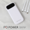 Power Bank baterija prenosiva baterija Oxpower PDC11 10000mAh bela.