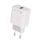 Kucni punjac KONFULON C69A+DC05 QC 15W, USB na iPhone lightning beli 1m.