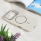 Futrola Magsafe Sparkle Dust za iPhone 17 Pro srebrna.