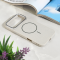 Futrola Magsafe Sparkle Dust za iPhone 17 Pro Max 6.9 srebrna.