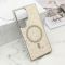 Futrola GLAM GLOW MagSafe za Samsung S928 Galaxy S24 Ultra 5G zlatna (MS).