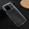 Silikonska futrola Ultra Thin with pluggy za iPhone 17 Pro Transparent.