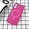 Futrola Magsafe Pure color za iPhone 17 tamno pink.