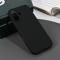 Silikonska futrola Skin za iPhone 17 mat crna.