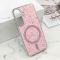 Futrola GLAM GLOW MagSafe za Samsung S921 Galaxy S24 5G/Samsung S931 Galaxy S25 5G roze (MS).