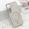 Futrola GLAM GLOW MagSafe za Samsung S921 Galaxy S24 5G/Samsung S931 Galaxy S25 5G srebrna (MS).