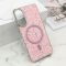 Futrola GLAM GLOW MagSafe za Samsung S937 Galaxy S25 Edge 5G roze (MS).