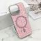Futrola GLAM GLOW MagSafe za iPhone 16 Pro (6.3) roze (MS).