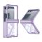 Futrola Transparent COLOR LINE za Samsung F751B Galaxy Z Flip 7 5G ljubicasta (GKK case) (MS).
