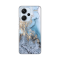 Silikonska futrola print za Xiaomi Redmi Note 13 Pro Plus Blue Gold Marble.