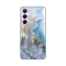 Silikonska futrola print za Samsung A356 Galaxy A35 5G 5G Blue Gold Marble.