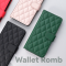 Futrola Wallet Romb za Samsung A556 Galaxy A55 5G crvena.