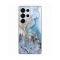 Silikonska futrola print za Samsung S938 Galaxy S25 Ultra Blue Gold Marble.
