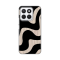 Silikonska futrola print Skin za Huawei Honor X8c Black Flow.