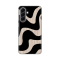 Silikonska futrola print Skin za Samsung A566 Galaxy A56 5G Black Flow.
