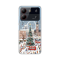 Silikonska futrola print Skin za ZTE Blade A54 Christmas Town.
