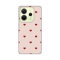 Silikonska futrola print za Xiaomi Redmi Note 14 4G (SRB) Beige Hearts.