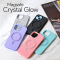 Futrola Magsafe Crystal Glow za iPhone 16 Pro srebrna.