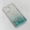 Futrola Heart Glitter za iPhone 13 Pro mint.