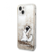 Futrola Karl Lagerfeld Hc Liquid Glitter Choupette za iPhone 14 zlatna (KLHCP14SGCFD).