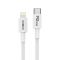 USB data kabl Moxom MX-CB136 PD 30W Type-C na lightning 1m beli (MS).