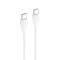 USB data kabl Comicell Superior CO-BX19 Fast 60W 3A Type C na Type C 1m beli (MS).