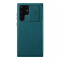 Futrola Nillkin Qin Pro (plain leather) za Samsung S918B Galaxy S23 Ultra zelena.