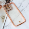 Futrola Cirkon Camera za iPhone 15 Pro Max 6.7 roze.