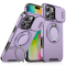 Futrola CamShield Ring stand za iPhone 16 Pro ljubicasta.