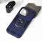 Futrola Hard Ring za iPhone 16 Pro tamno plava.