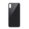 Poklopac za Iphone X Black sa vecom rupom za okular kamere (NO LOGO).