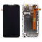 LCD Displej / ekran za HTC Desire 316/Desire 516+touch screen crni+beli frame high CHA.