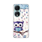 Silikonska futrola print Skin za Huawei Honor X7b Owl.